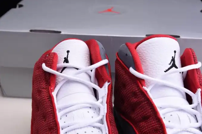 Gym Jordan Flint Red Air Retro 414571-600 13 Grey 0406